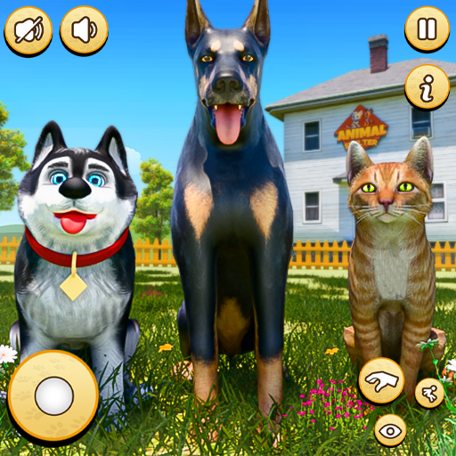 Tierheim, böser Katzen- und Hunde-Haustiersimulator, 3D-Spiel 2025: virtuelle Tierpflegeklinik – Haustier-Hunde-Tierheimspiel