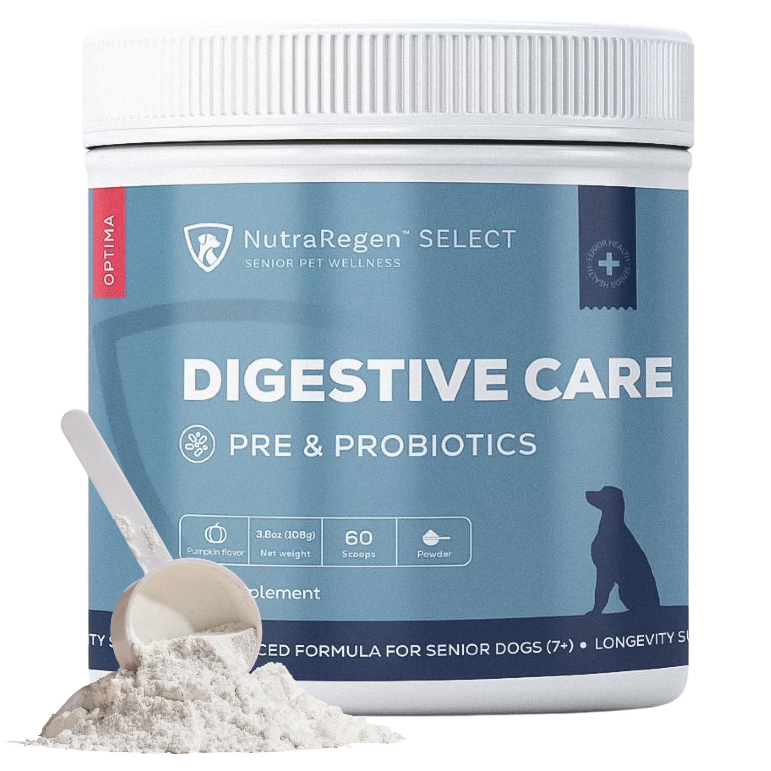 NutraRegen Optima Probiotic &amp; Prebiotic Supplement for Dogs – 5B CFU