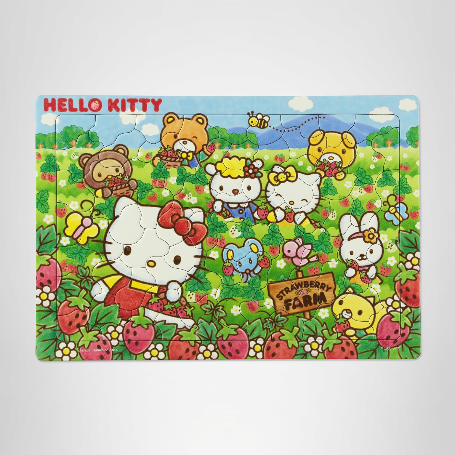 Amazon | 80ピース 子供向けパズル ハローキティのいちごだいすき