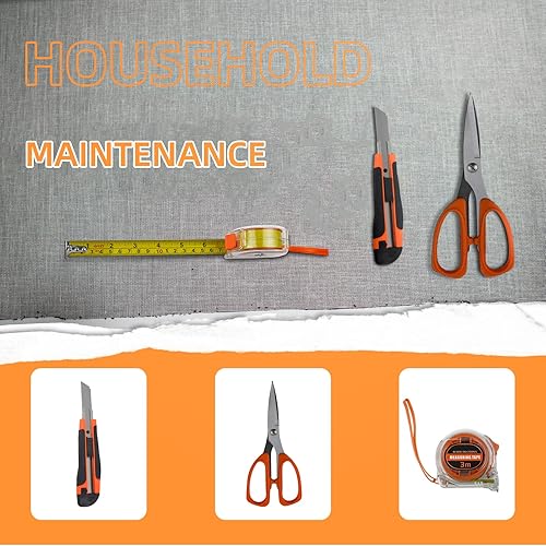 Miniatura 7 de Juego de herramientas de reparación para el hogar Kit de herramientas de mano,Juego de accesorios de herramientas para exteriores