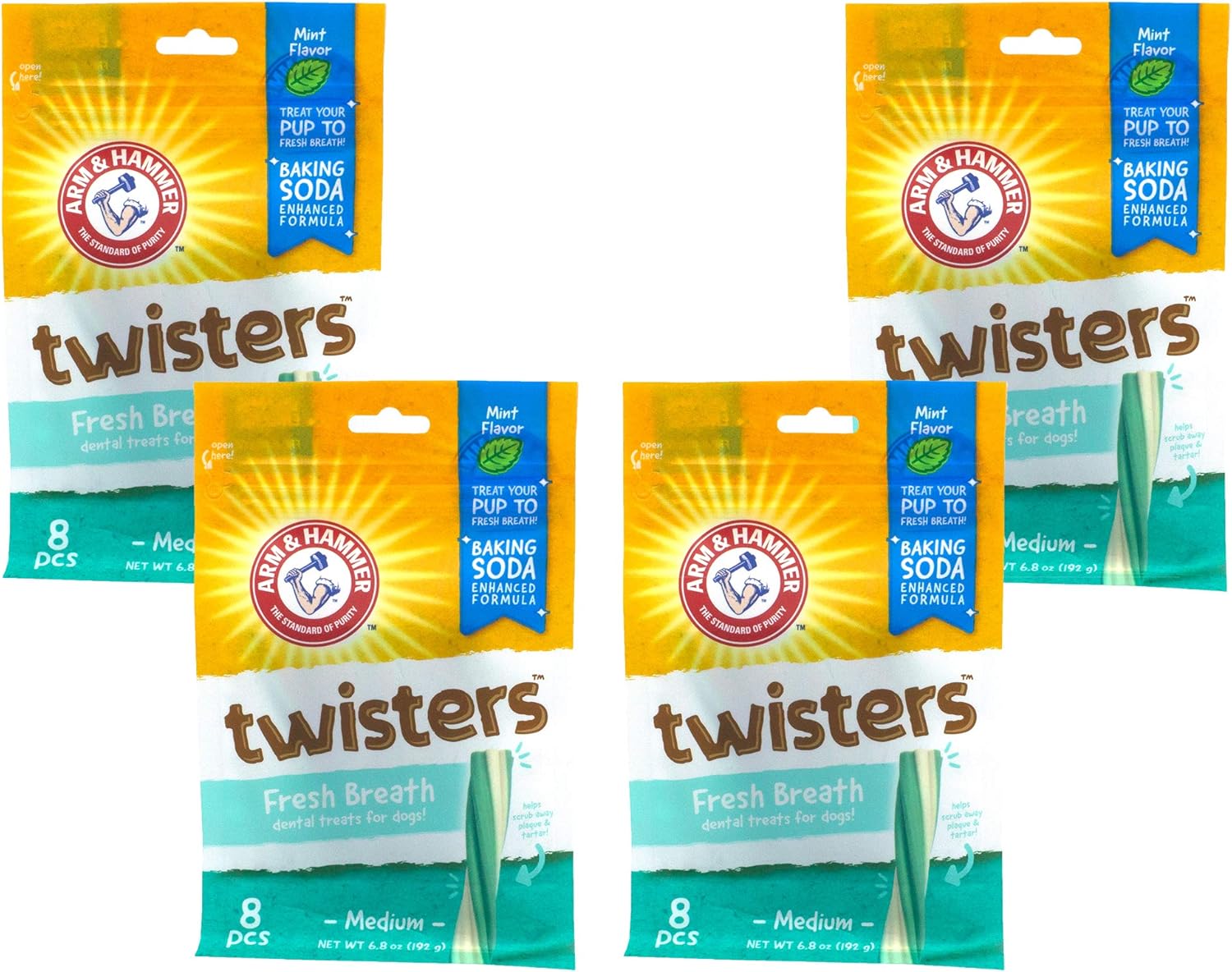 15 Best Dental Chews For Dogs ( Do Dog Dental Chews Work?) Arm & Hammer for Pets FF7614AMZ4 Twisters Dental Treats