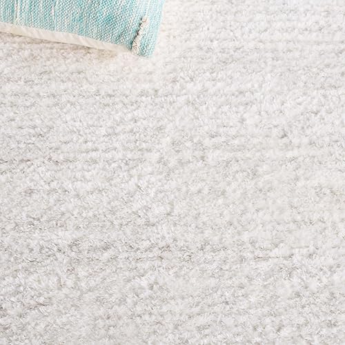 Miniatura 9 de Safavieh Colección Tahoe Shag THO653A - Alfombra moderna y contemporánea que no desprende pelusa, de 1.2 pulgadas de grosor, para sala de estar,