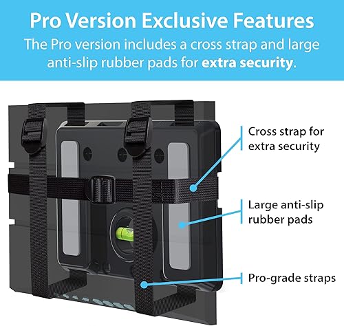 Miniatura 3 de TotalMount Soporte universal para electrónica Soporte de pared ajustable para tu router, sistema inalámbrico, módem de cable, DVR, Xbox,