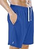NY Threads Paquete de 5 Shorts Deportivos de Malla Transpirable para Hombre, de Corte Holgado para Correr y Gimnasio 3