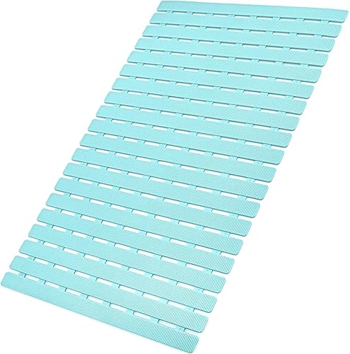 Miniatura 14 de MBOSS Tapete de ducha antideslizante para bañera, tapete de baño para ducha, tapete de baño antideslizante con orificio de drenaje y ventosas