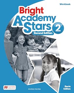 Bright Academy Stars 2 Activity Book:cuaderno de actividades impreso con acceso a la versión digital