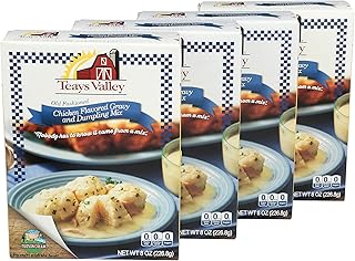 Teays Valley Old Fashioned Chicken Flavored Gravy and Dumpling Mix (Pack 0f 4)