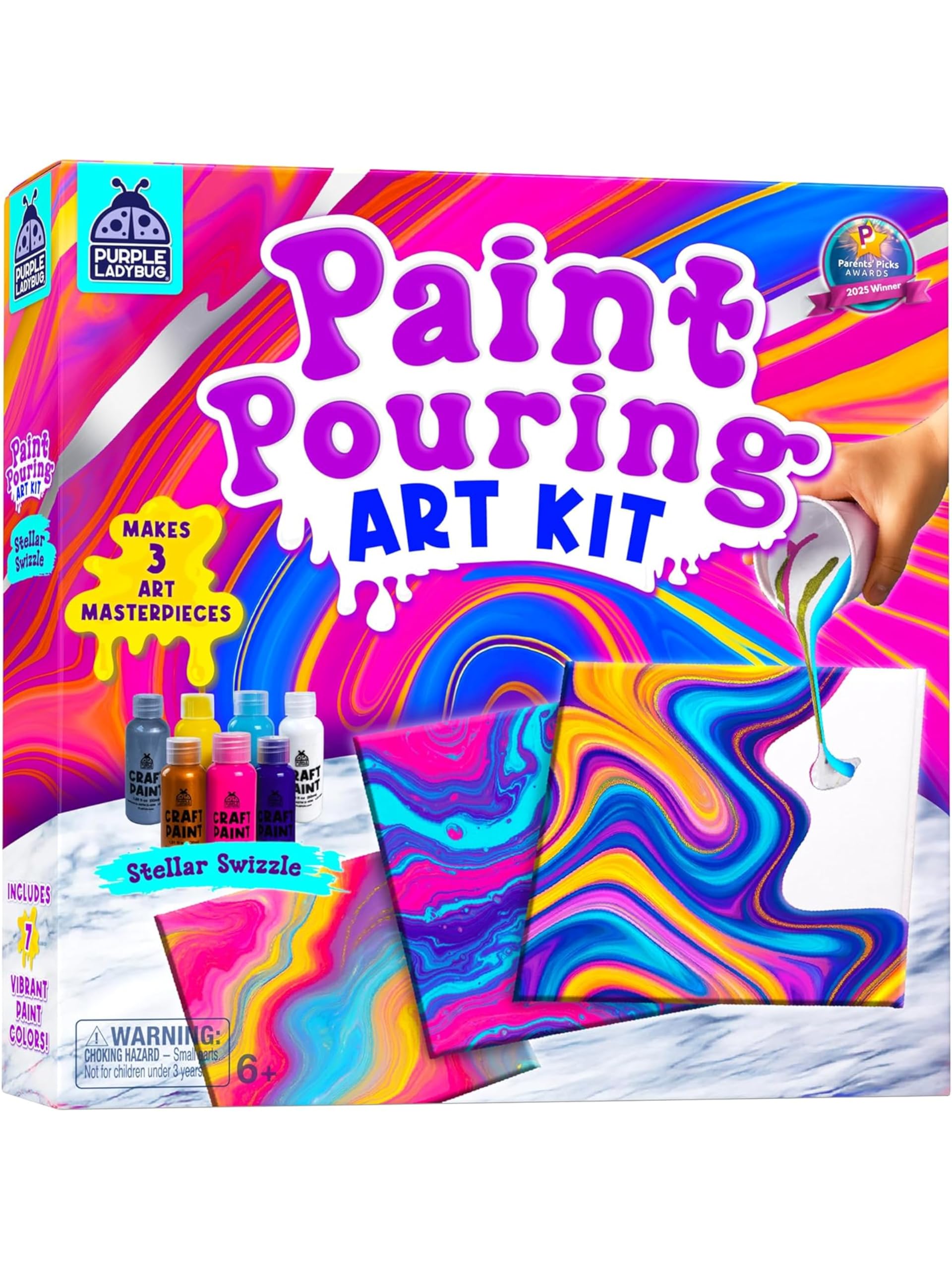 Paint Pouring Art Kids Painting Kit -