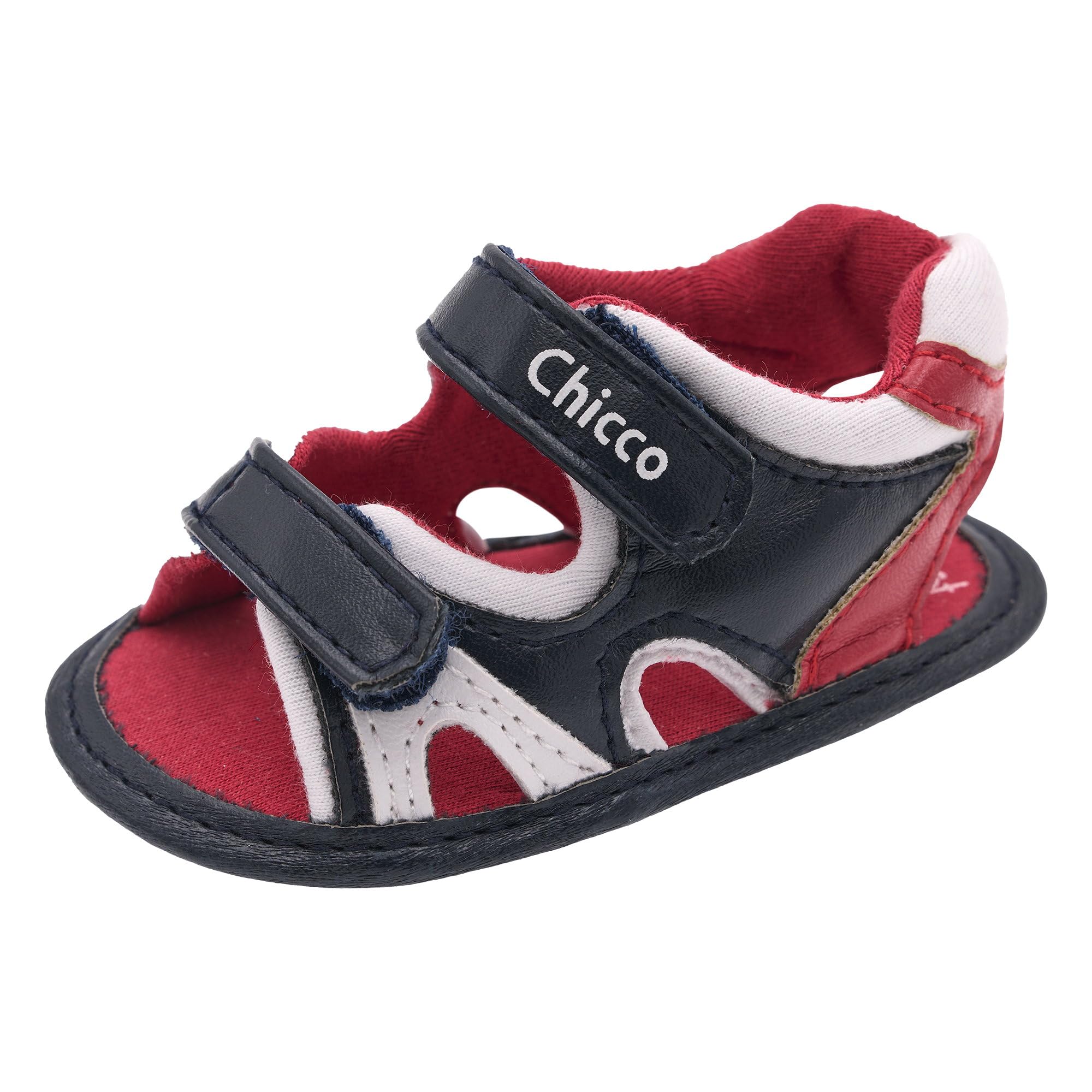 Chicco, Sandalen für Neugeborene, mit Doppeltem Klettverschluss, Babyschuhe 0-24 Monate, Italienisches Design