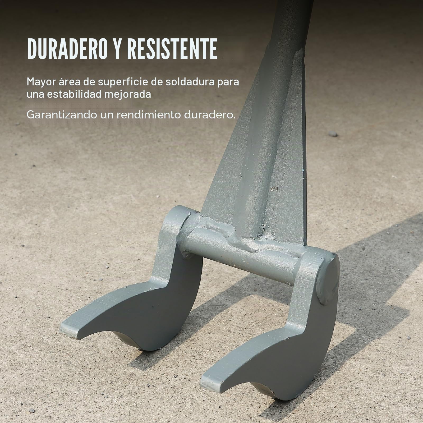 VEVOR Barra de Palanca de Acero al carbono Q235 Extractor de Palés 137,2 cm Capacidad de Carga 907 kg Herramienta de Desmontaje de Madera Mango de 127cm con Guantes para Desmontar Tablas de Extracción