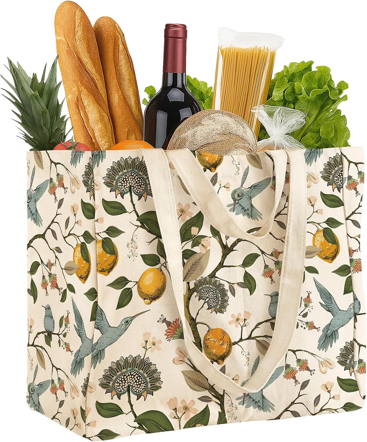 Miss Adola Extra Large Canvas Grocery Tote Bag