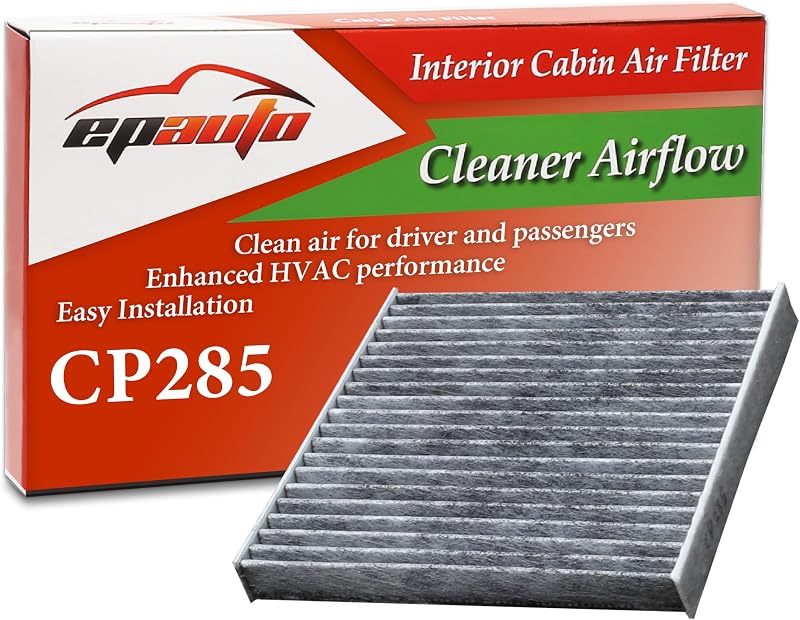 EPAuto CP285 (CF10285) Filtro de aire de cabina premium incluye carbón activado