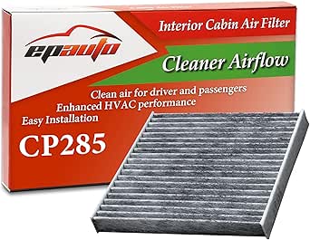 EPAUTO CP285 (CF10285) Replacement for Toyota/Lexus/Scion/Subaru Premium Cabin Air Filter includes Activated Carbon - View 2