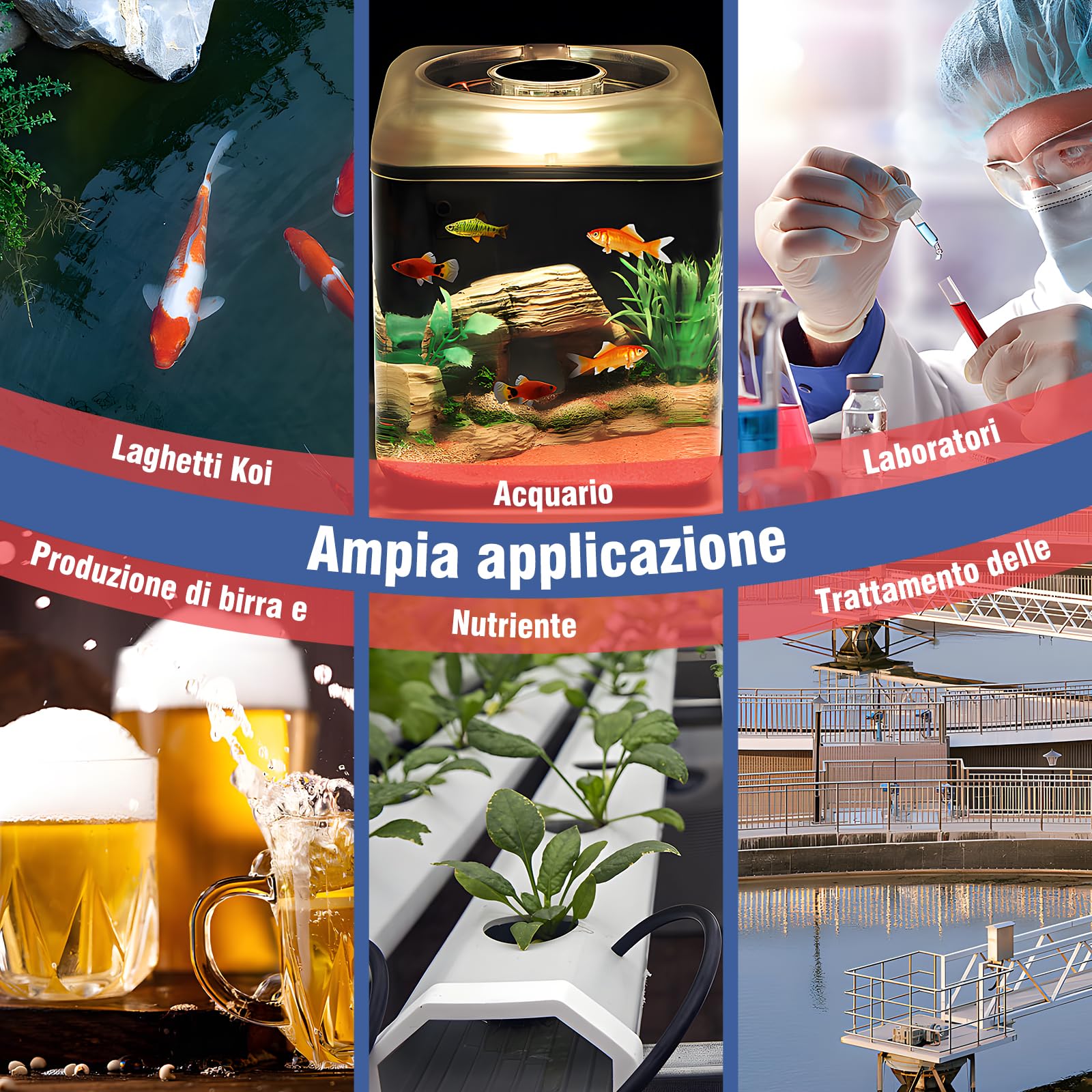 Misuratore digitale di ossigeno disciolto con cavo sonda da 4,92 piedi, analizzatore di ossigeno misuratore DO con accessori, kit di test per acquari e laghetti 0,0-40,0 mg/L per acquario, vino