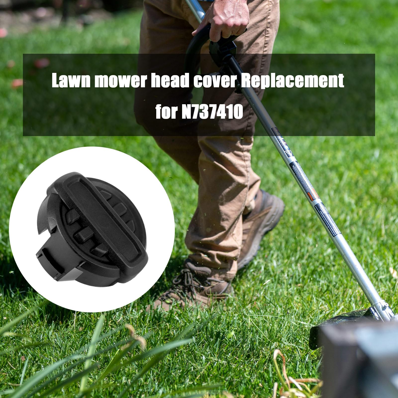 Lyreh 2szt DWO1DT995 Wymiennych Nasadek Głowicy Podkaszarki, ze Sprężyną Weedeater i Osłoną Sprężyny Części do Dewalt DCST920 DCST970 DCST922 DCST990 DCST925