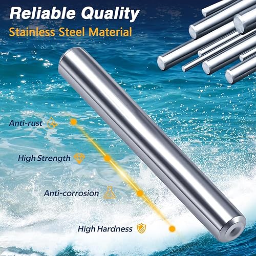 Miniatura 2 de FUSCH 4PCS Pasadores de transmisión de hélice fuera de borda, accionamiento de hélice/pasadores de cizalla compatibles con Johnson Evinrude 10hp