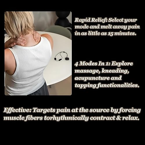 Miniatura 4 de Lofz Serenity Comfort Massager, nuevo mini dispositivo eléctrico portátil de cuello y espalda masajeador de hombros, con calor para aliviar el dolor