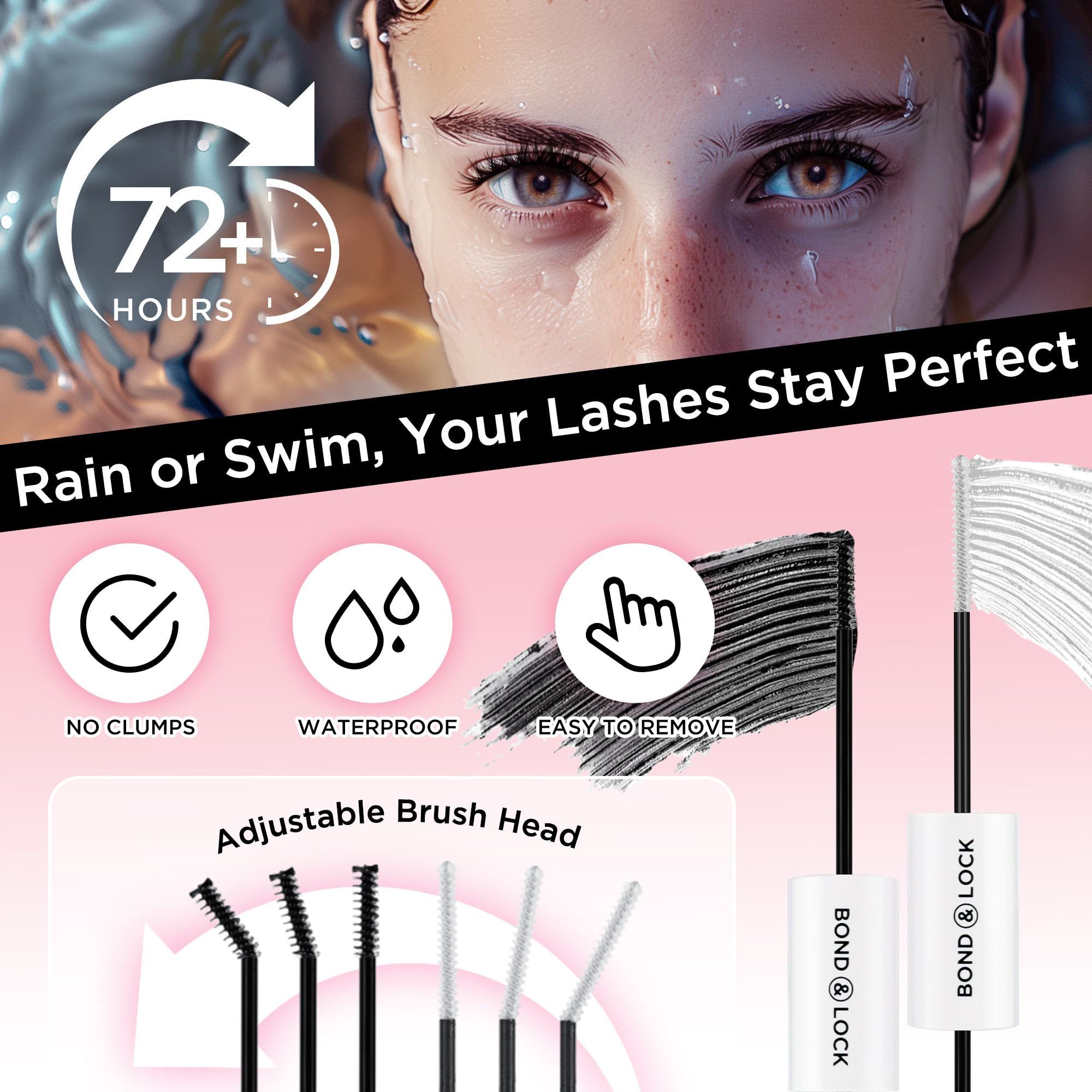 BEYELIAN Lashes Clusters Kit, Lash Extension Kit with Wispy Cluster Lashes, Lash Bond and Seal, Lash Remover, Lash Applicator - Image 4
