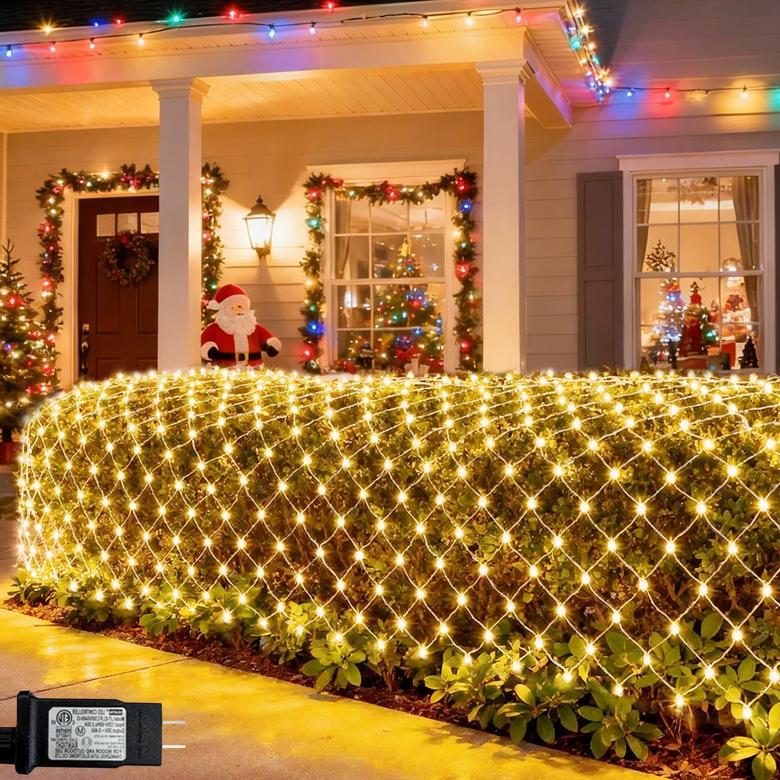 Pooqla 360 LED Christmas Net Lights