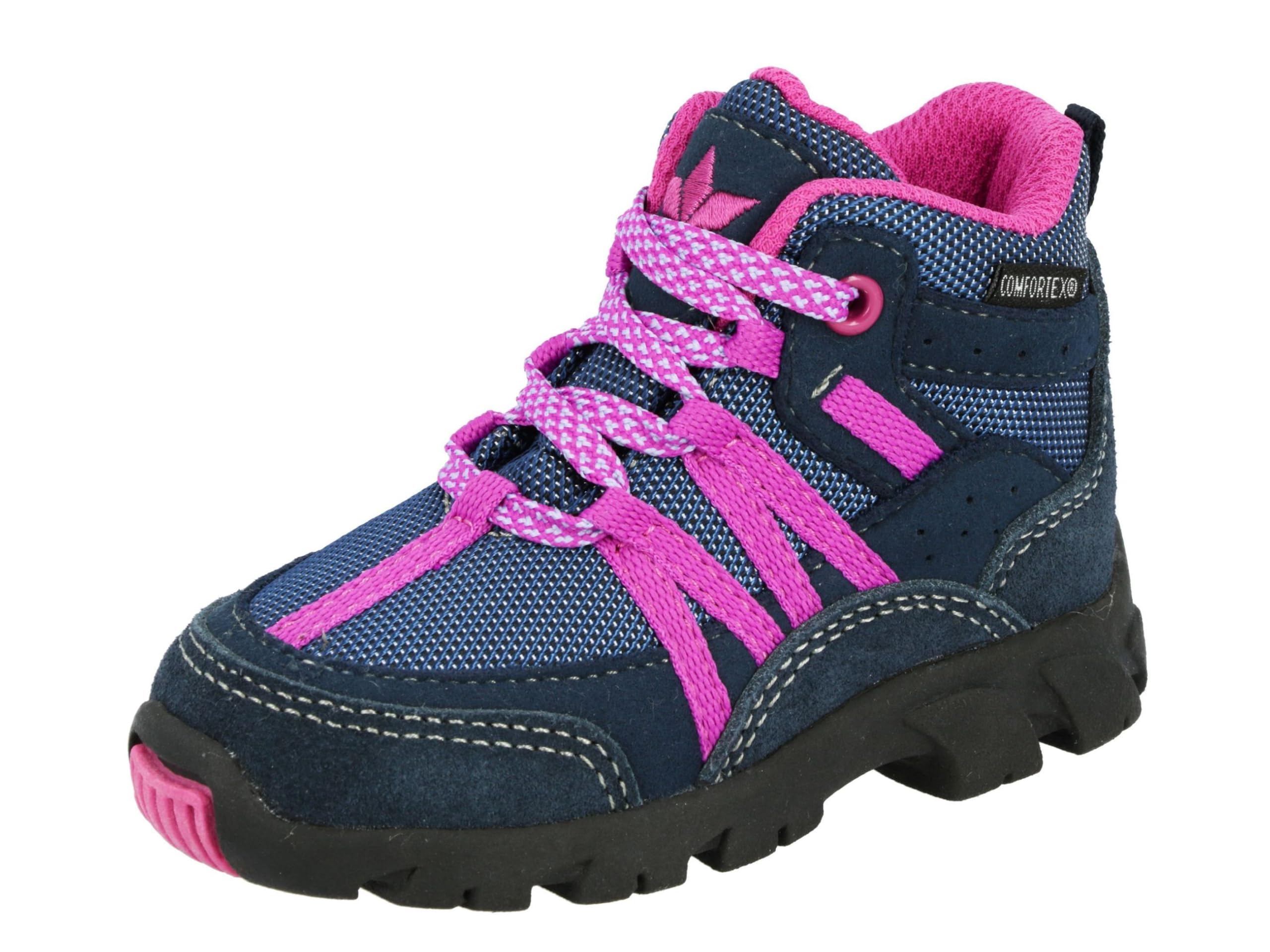 Lico Girls Moritz Tex Snow Boots, Navy Pink, 10.5 UK Child