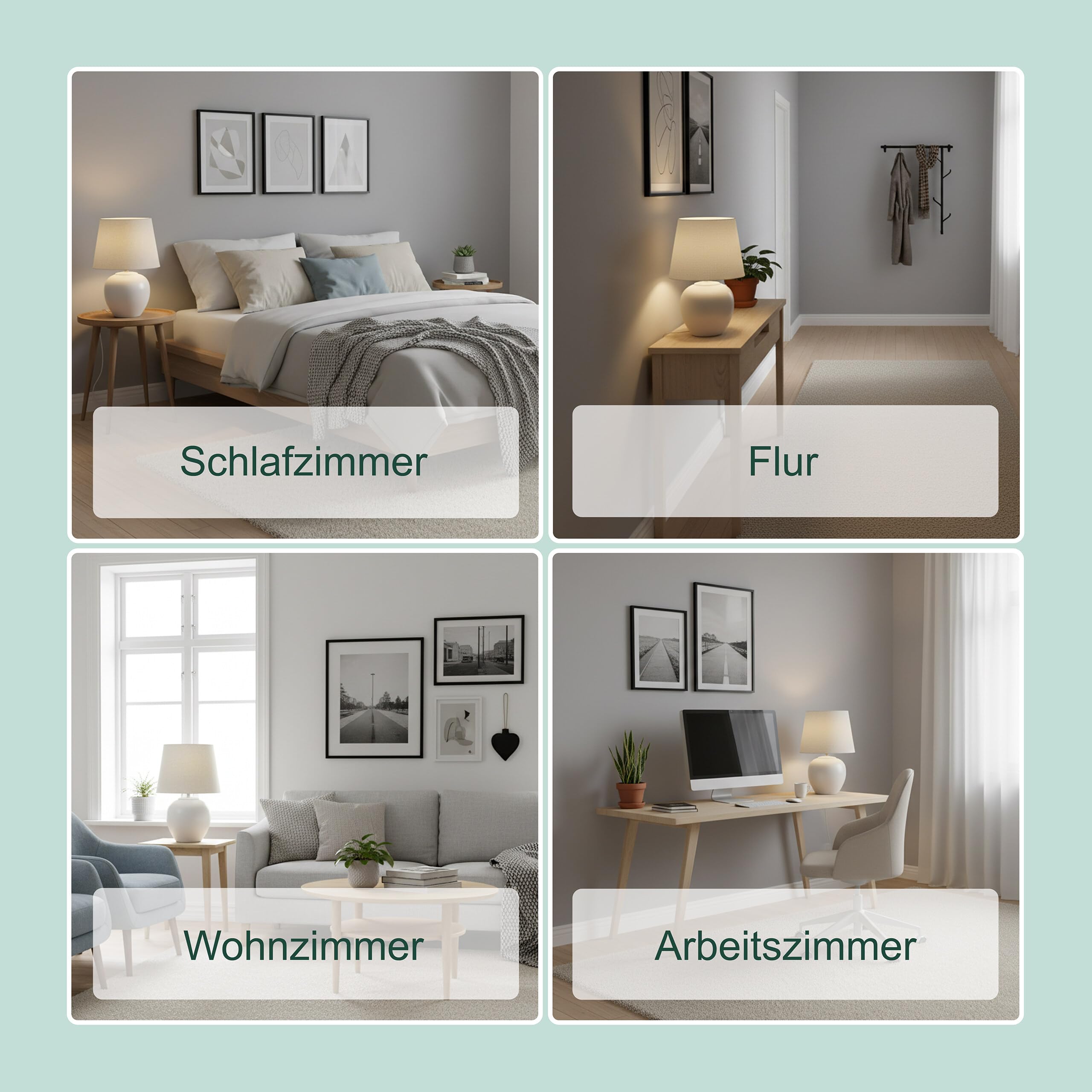 Relaxdays Tischlampe, Keramikfuß, Stoffschirm, E27, HxD: 45 x 30 cm, Nachttischlampe mit Kabel, Schlafzimmer, weiß/Creme
