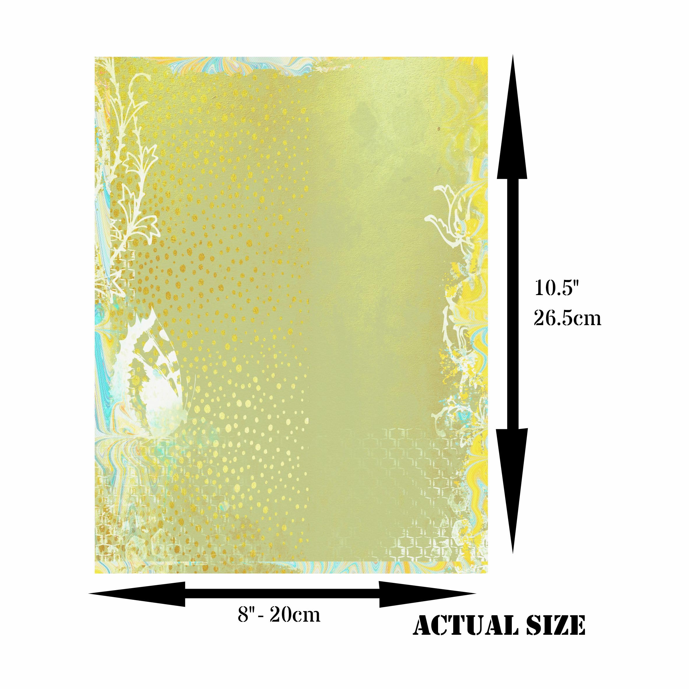 Shabby Blender Rice Paper, 8 x 10,5 Zoll - für Decoupage Furniture Crafts