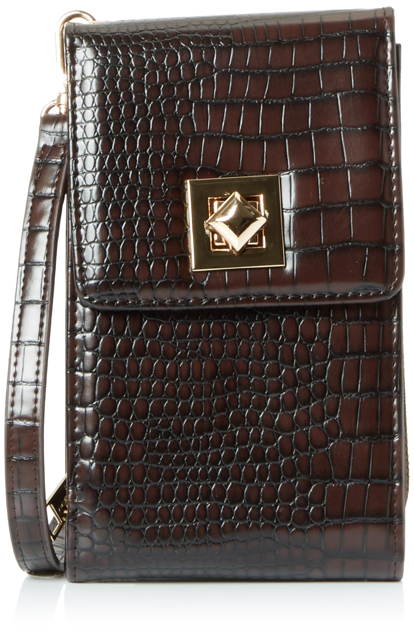 NALLY Women's Shoulder Bag, Brown, One Size