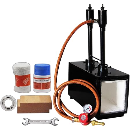 Amazon.com: Horno de forja de propano de gas de doble quemador, herrero para  hacer herreros : Herramientas y Mejoras del Hogar