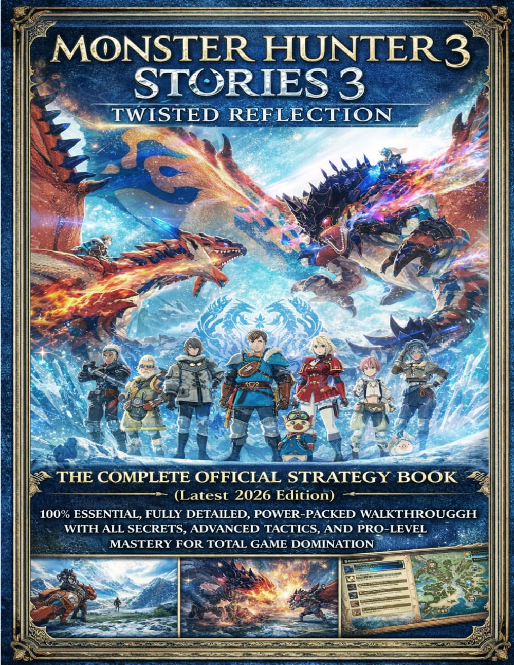 MONSTER HUNTER STORIES 3: TWISTED REFLECTION: THE COMPLETE OFFICIAL STRATEGY BOOK (Latest 2026 Edition): 100% Essential, Fully Detailed, Power-Packed ... Pro-Level Mastery for Total Game Domination