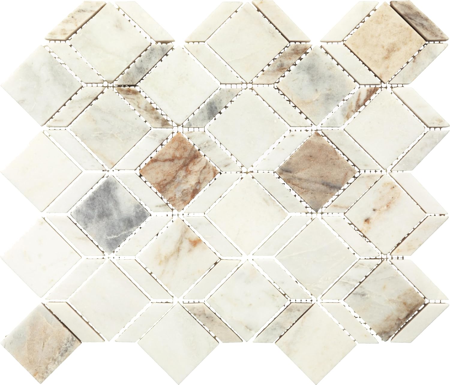 Daltile Sublimity Natural Stone Balance Honed Mosaic (10 PC Per Carton) (9.00 SQFT Per Carton)