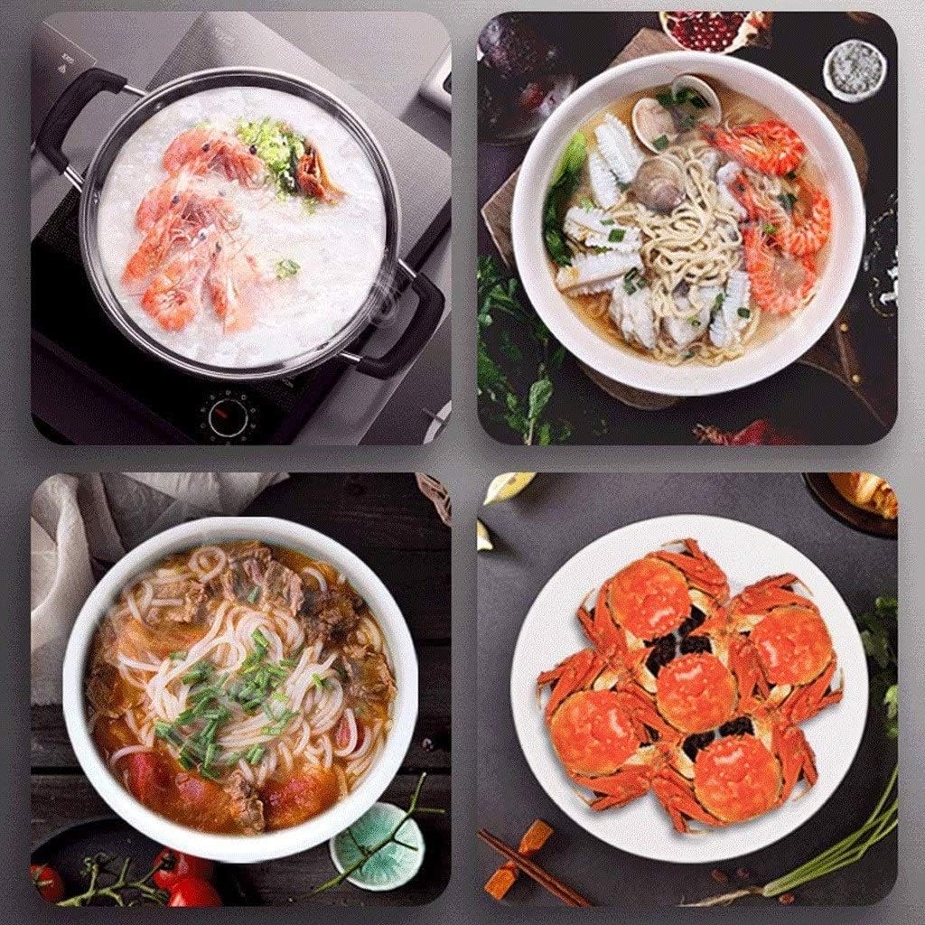 Stainless Steel Boiler and Steamer Set Cookware Pot Saucepot Multi-layer