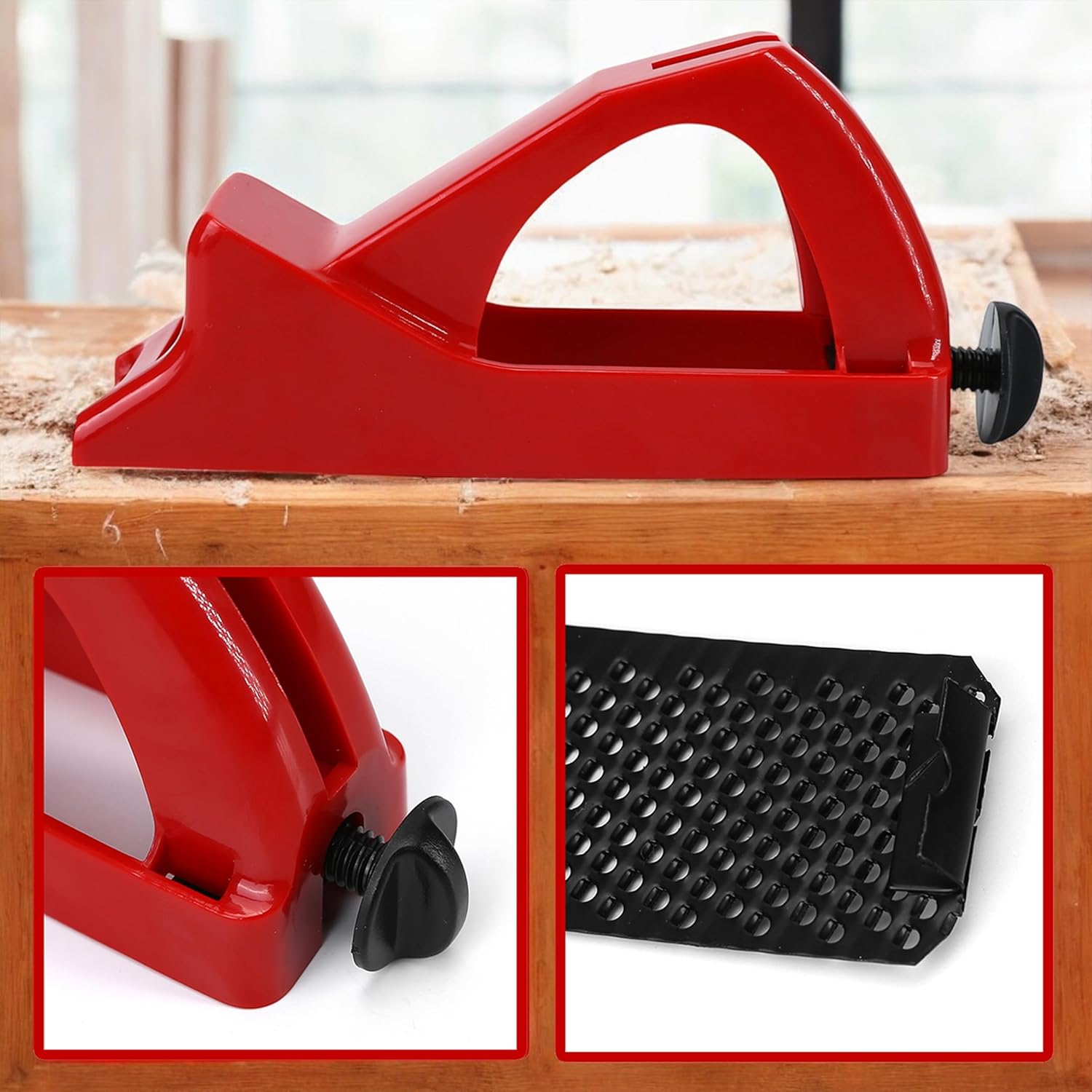 Raspador De Drywall Tool Edge Shaver Sheetrock Shredder Hand Rasp Gypsum Board Shaper Plane File 145mm Wood MDF Fiberglass Planer DIY for Software Metal Drywall Pottery, Clay, Foam, Sculpture, Artist - Image 3