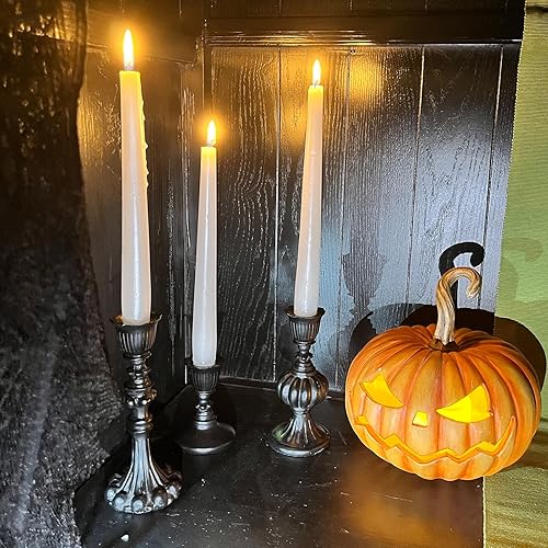 Miniatura 3 de Portavelas para decoración de mesa, candelabro moderno de resina de loro, decoración de mesa auxiliar, soporte de vela dorado para sala de estar,