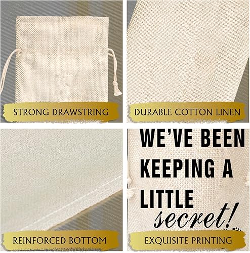 Miniatura 4 de Bolsa de vino de regalo de anuncio de embarazo (1 pieza), regalos para mejores amigos, colegas, padres, madres, tíos, tías, abuelos, abuelas,