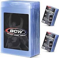 BCW Semi Rigid Card Holders #1 (100 Pack) - Archival-Safe PVC Sleeves for Trading Cards, Sports Cards & Grading Protection