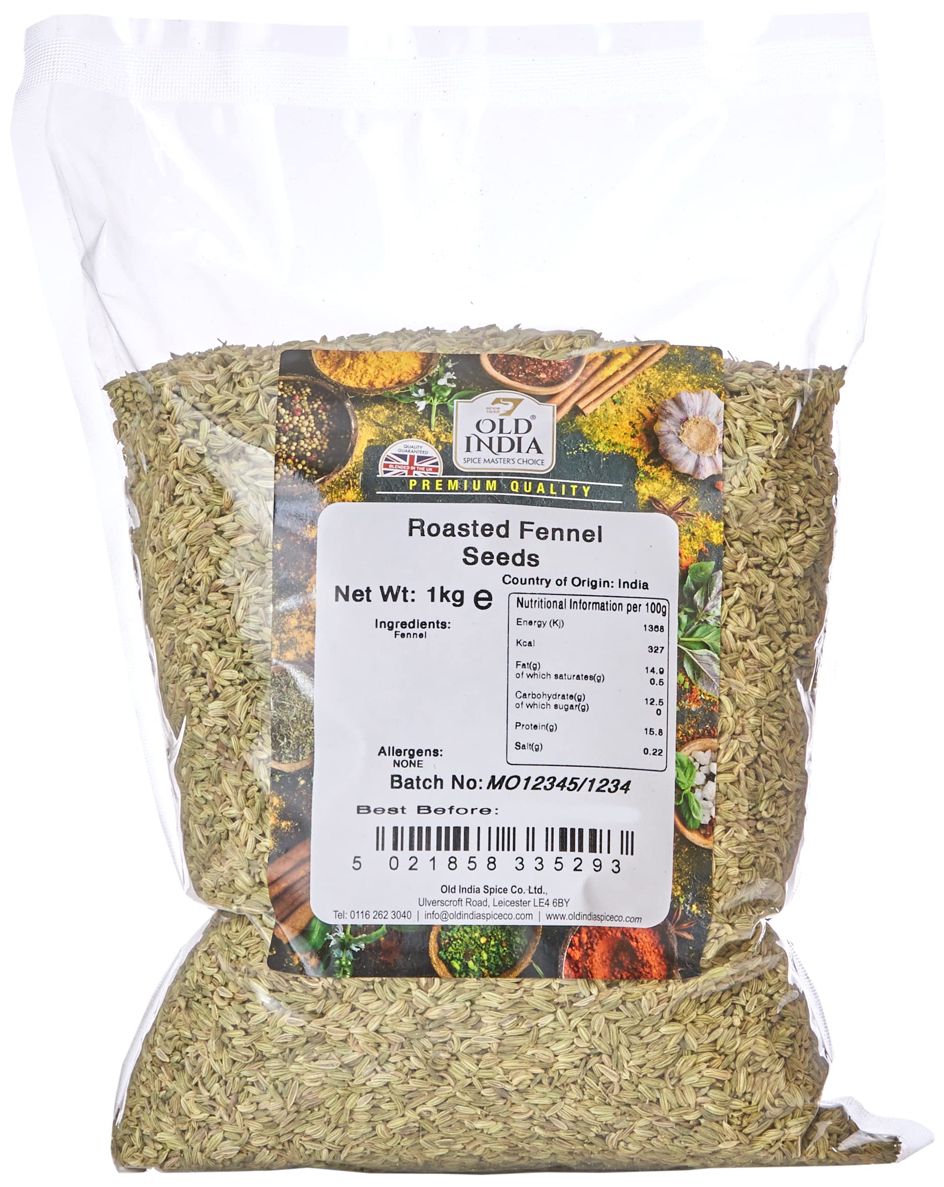 Old India Roasted Fennel Seeds 1 Kg