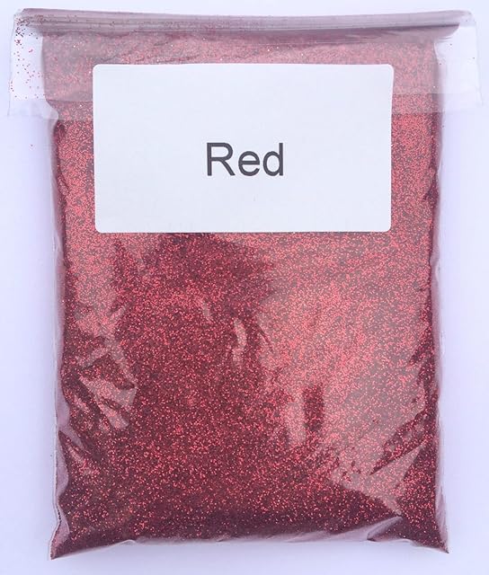 100g Fine RED Craft Glitter Perfect for Arts & Crafts Project Fine Grade Sprinkle Sparkle Shine Bulk Resealable Bag Big Bag Christmas Grams Cheap Glitter
