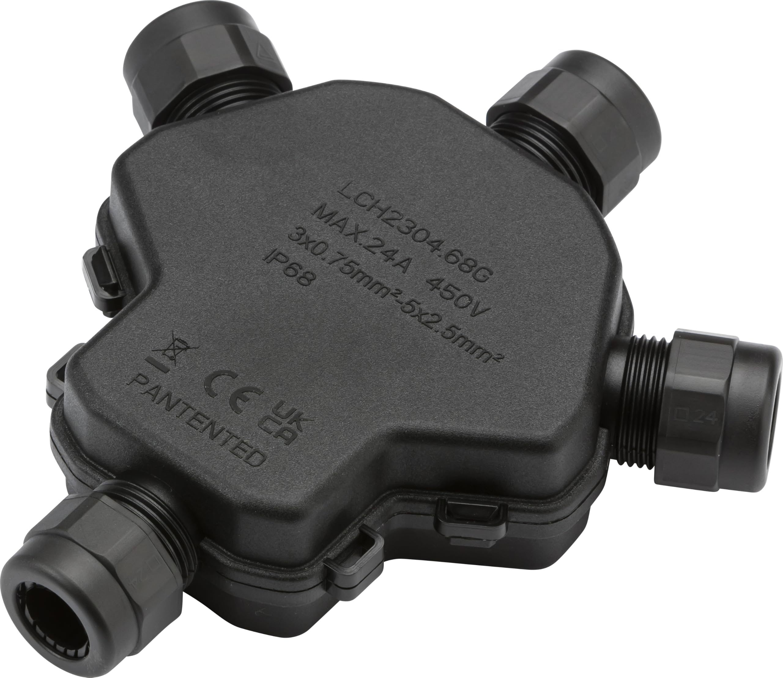 Knightsbridge IP68 4-way Weatherproof Gel Junction Box