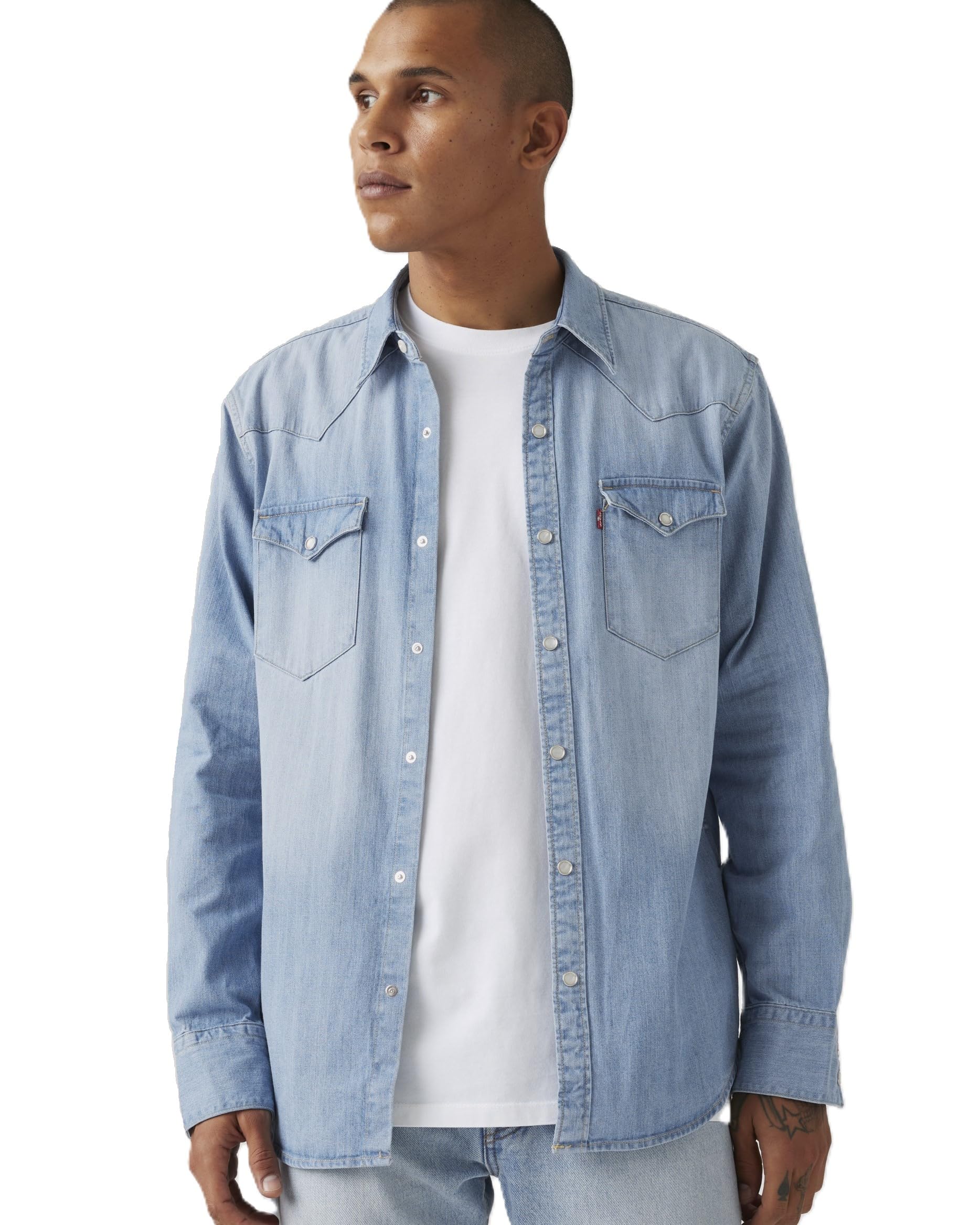 [リーバイス] デニムシャツ BARSTOW WESTERN ウエスタンシャツ 長袖 メンズ 85744-0047 US M