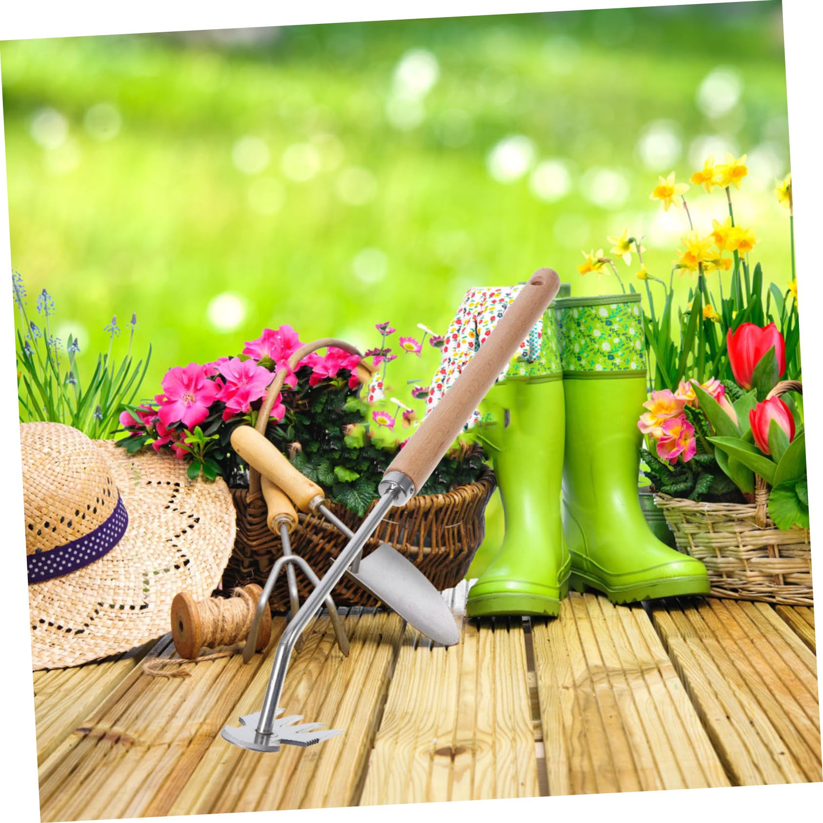 Yardwe 3stücke Handlicher Unkrautstecher Ergonomisches Gartenwerkzeug Für Effektives Jäten Und Wurzelausreißen Im Garten Langlebig Und Praktisch