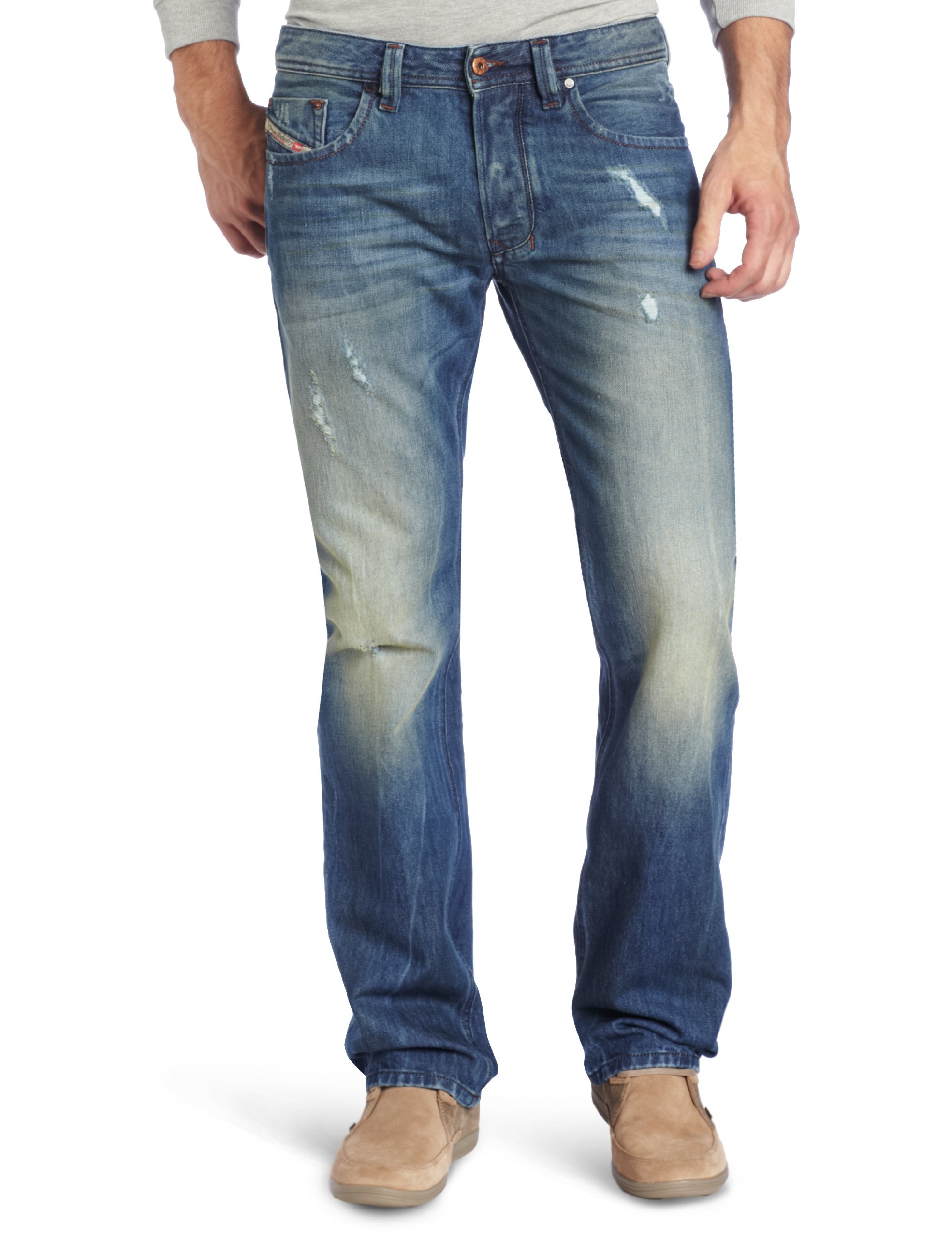 Diesel Men's Larkee Regular Straight-Leg Jean 0075I