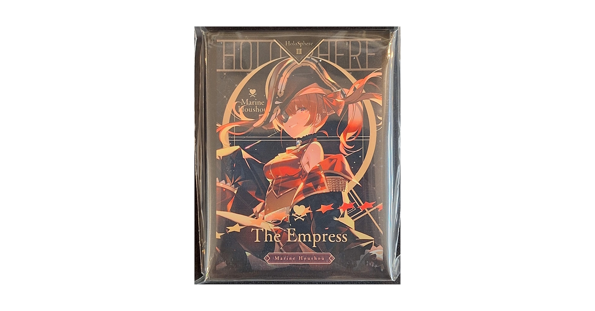 ホロライブ　宝鐘 マリン　混沌の女神様　スリーブ　A Amazon.co.jp: 混沌の女神様 スタンダードサイズ カードスリーブ