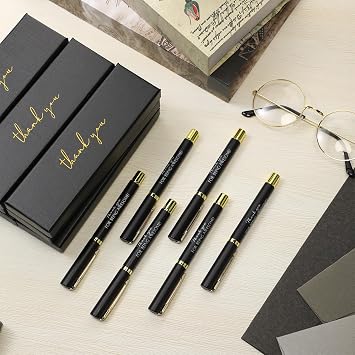 PerKoop 10 Sets Thank You Gifts, Appreciation Pens with Boxes for Men Women