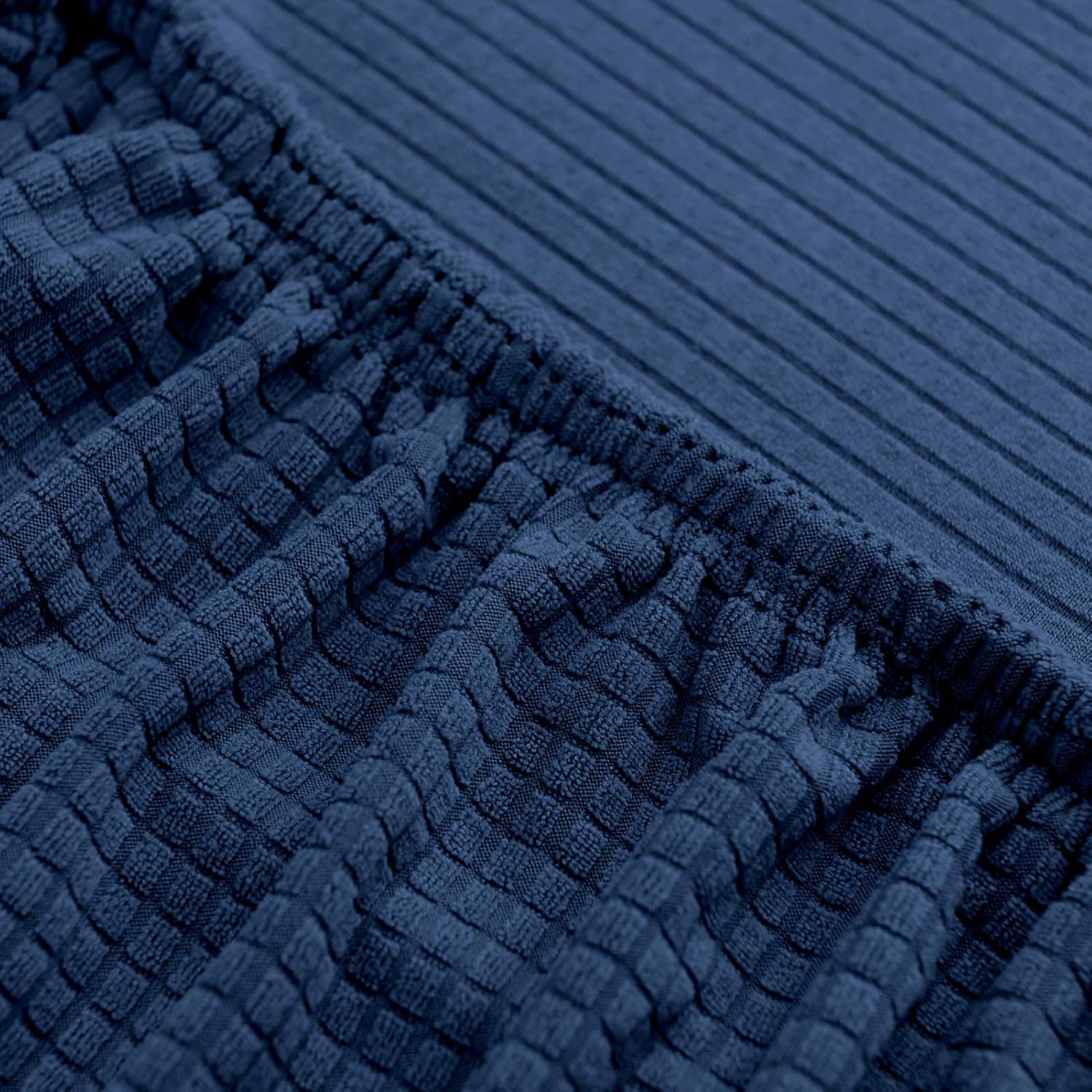 Dining Chair Covers Universal Stretch Removable Washable Dining Room Spandex Slipcover Chair Protector Cover (Classic Blue,Set of 4)