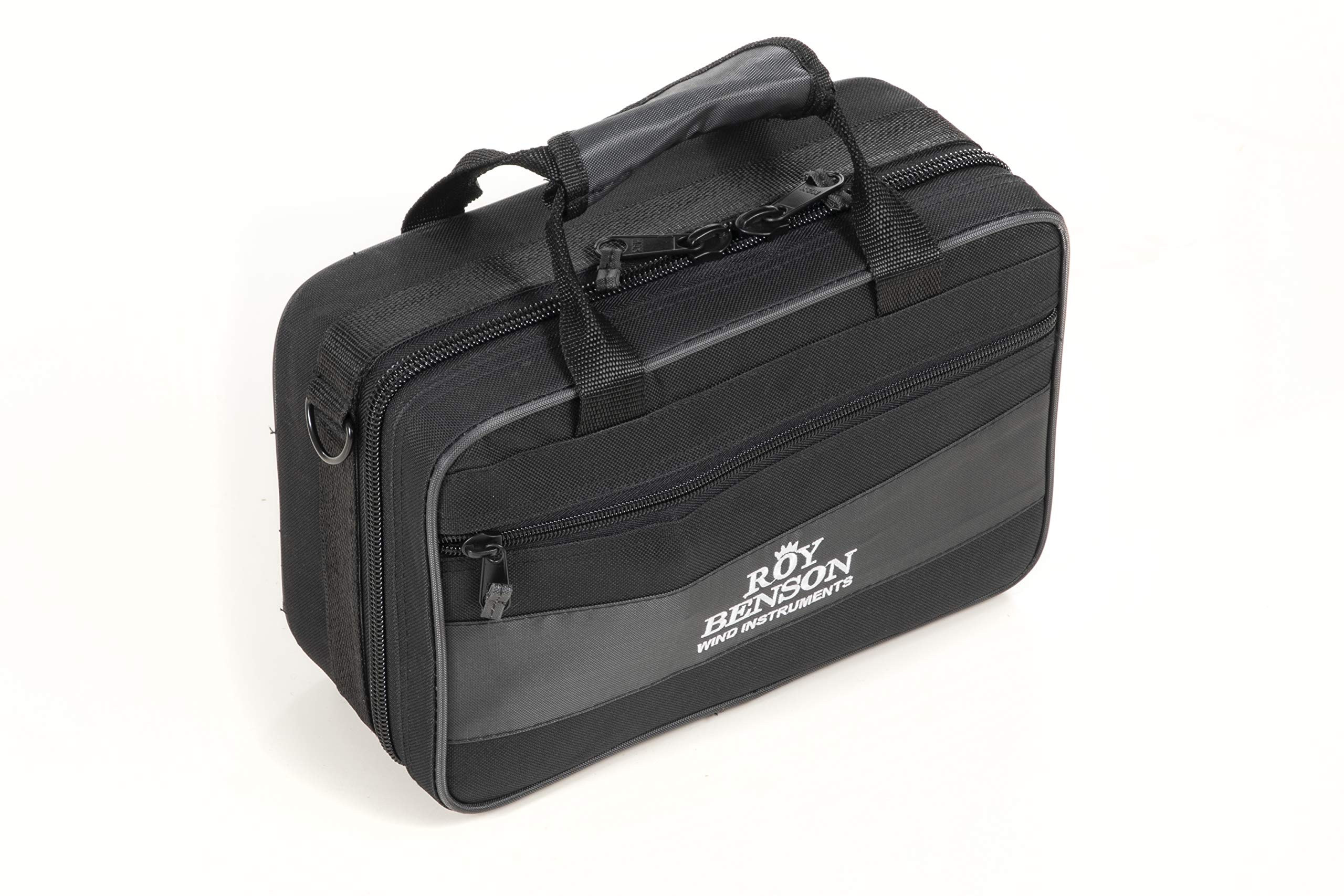 Roy Benson Trompeta de bolsillo en Sib PT-101R (campana de latón de precisión, tudel de latón dorado, trompeta de bolsillo premium, incl. estuche rectangular protector, con función de mochila), Rojo