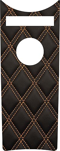 Miniatura 9 de Kustom Cycle Parts Aftermarket - Inserto de consola de plástico con aspecto de puntada de diamante, compatible con Harley Davidson Road King Dash