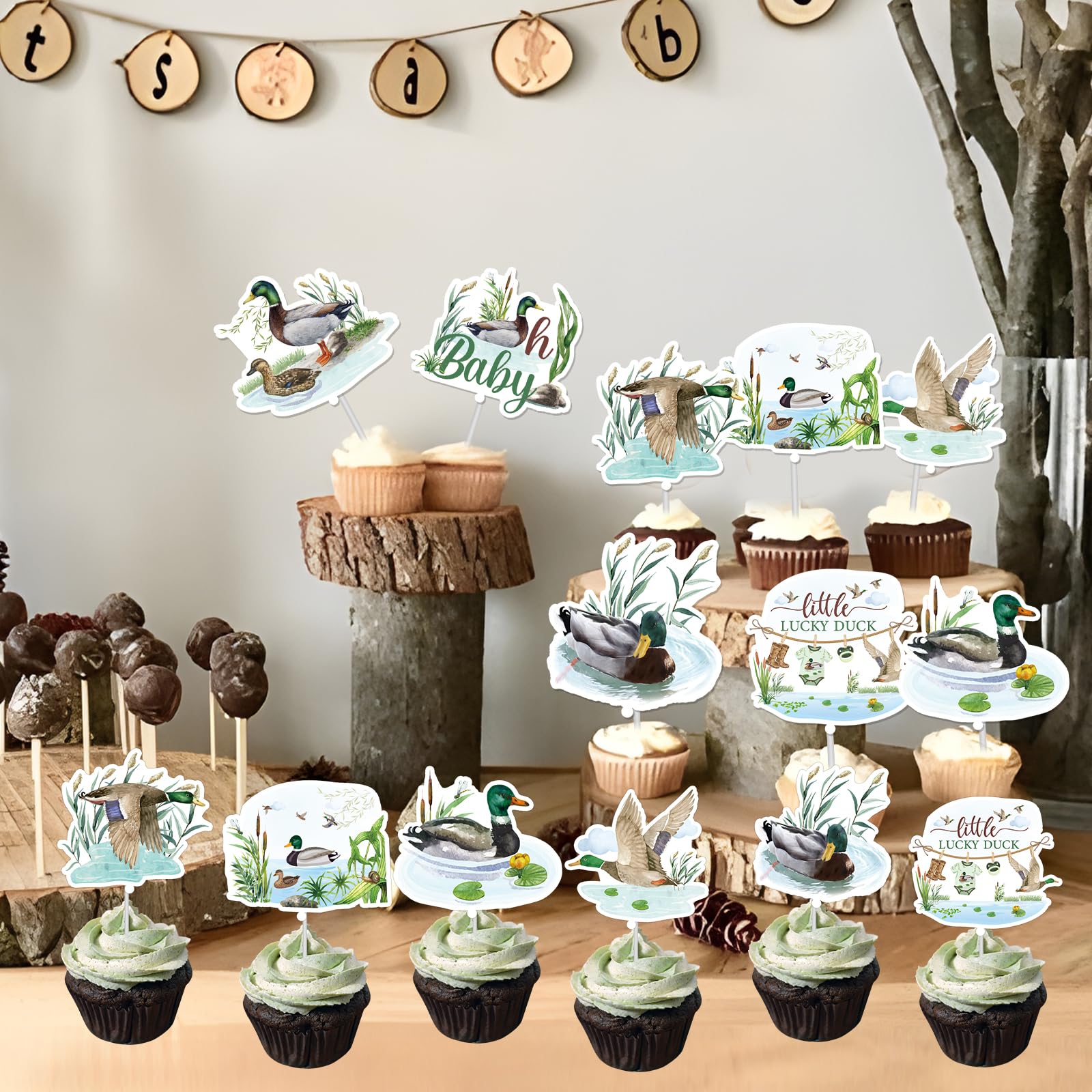 Hunting Toys Sursurprise Duck Hunting Baby Shower Decorations, A Little Mom  Balloon, image size:1600x1600