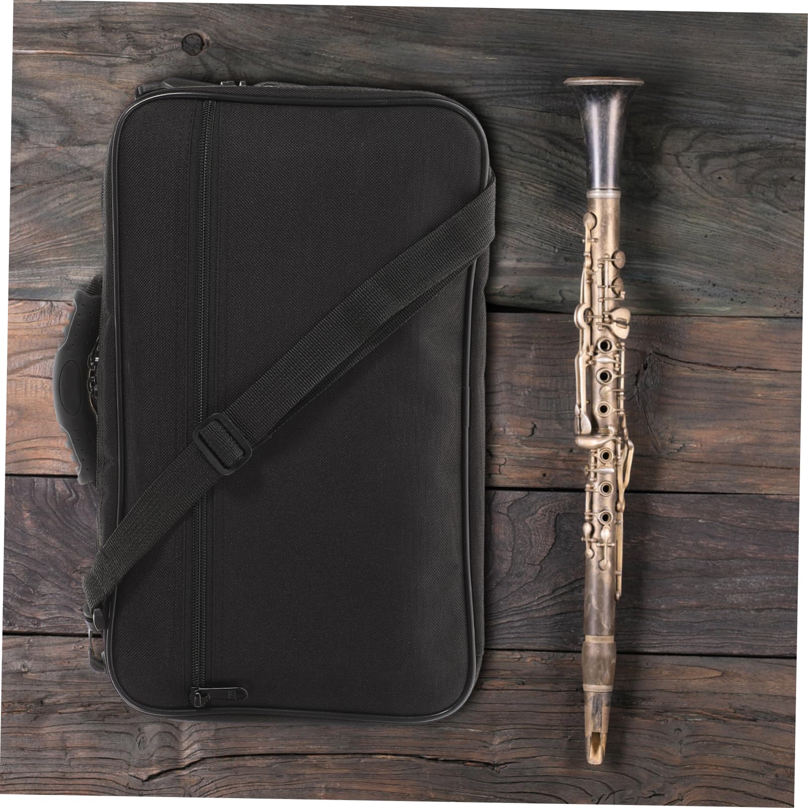 ABOOFAN Estuche Portátil para Oboe de Madera y Pu Diseño Único y Tacto Cómodo, Incluye Bolsa de Lona y Funda Rígida para Transporte Práctico