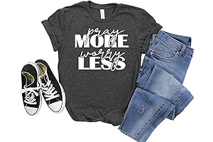 Pray More Worry Less Womens Shirt | Christian Plus Size Shirts for Women