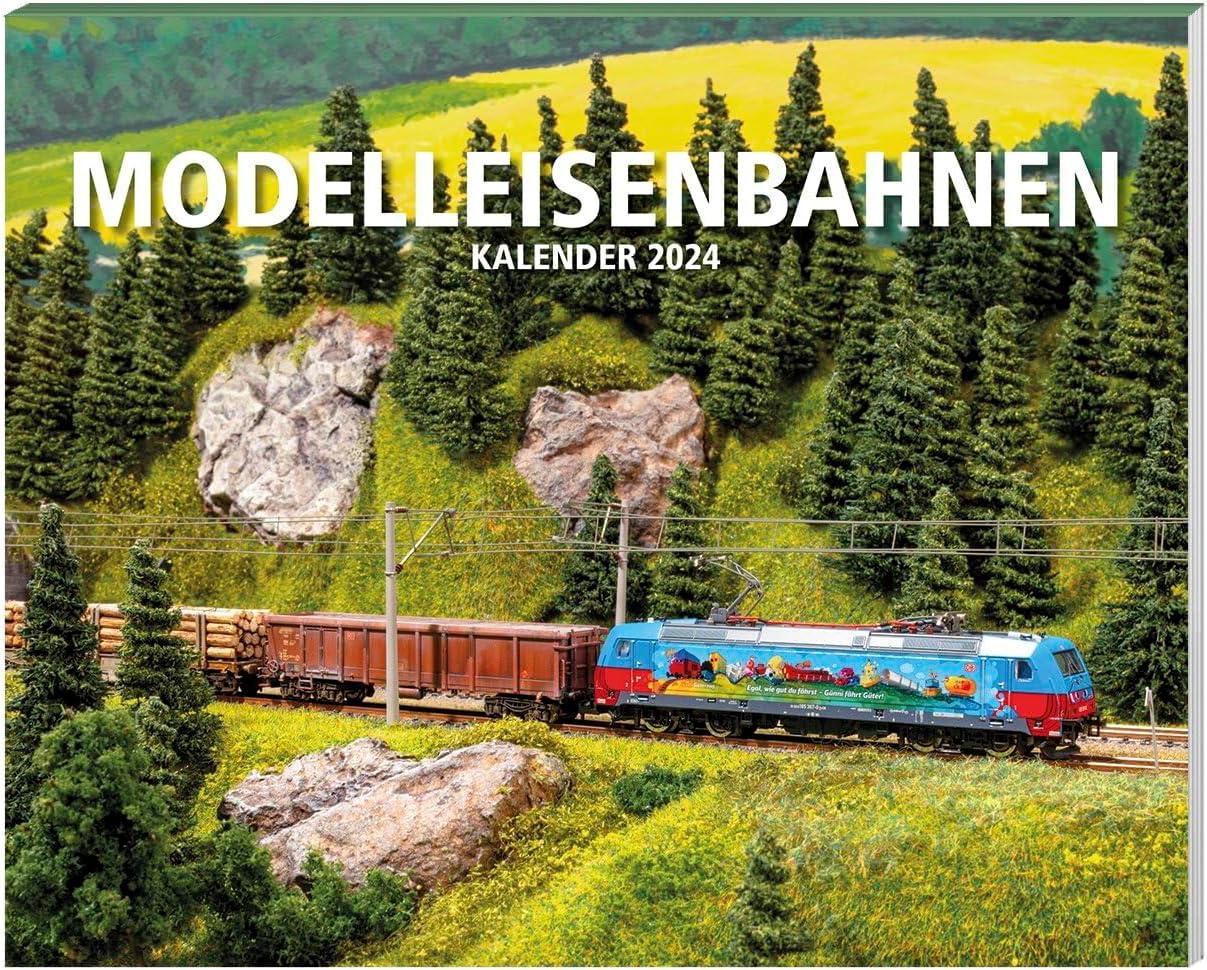 Weltbild Modelleisenbahnen Kalender 2024 Wandkalender mit 12